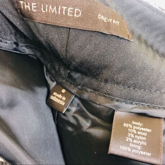 The Limited Drew Fit Tweed Shorts Sz 6 - Picture 3 of 3